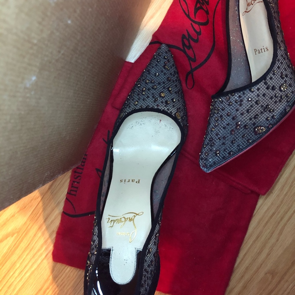 Christian Louboutin Lace size 39 heels - Picture 4 of 7